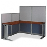 Bush OffICEin-an-Hour L-Workstation, 64-1/2w x 64-1/2d 