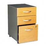 Bush Series C 3-Drawer Mobile Pedestal File, 28-1/8h, G