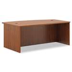 basyx&trade; BL Laminate Series Bow Front Desk Shell, 72w x 42w x 29h, Medium Cherry # BSXBL2111A1A1