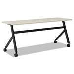 basyx&reg; Multipurpose Table Fixed Base Table, 72w x 24d x 29 3/8h, Light Gray # BSXBMPT7224XQ