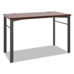 basyx&reg; Manage Series Desk Table, 48w x 23 1/2d x 29 1/2h, Chestnut # BSXMNG48WKSLC