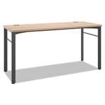 basyx&reg; Manage Series Desk Table, 60w x 23 1/2d x 29 1/2h, Wheat # BSXMNG60WKSLW