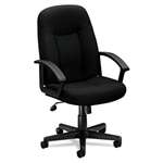 basyx&reg; VL601 Series Executive High-Back Swivel/Tilt Chair, Black Fabric & Frame # BSXVL601VA10