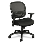 basyx VL712 Mid-Back Mesh/Fabric Swivel/Tilt Chair # BS