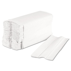Boardwalk&reg; C-Fold Paper Towels, Bleached White, 200 Sheets/Pack, 12 Packs/Carton # BWK6220