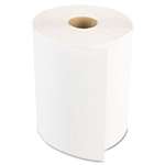 Boardwalk&reg; Hardwound Paper Towels, Nonperforated 1-Ply White, 350'/Roll, 12/Carton # BWK6250