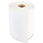 Boardwalk&reg; Hardwound Paper Towels, 8 x 800', One-Ply Bleached White, 6 Rolls/Carton # BWK6254