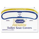 Krystal&trade; Premium Half-Fold Toilet Seat Covers, 250 Covers/Box, 4 Boxes/Carton # BWKK1000