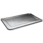 Boardwalk&reg; Full Size Steam Table Pan Lid For Deep Pans, Aluminum, 50/Case # BWKLIDSTEAMFL