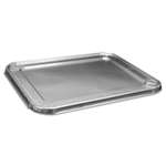 Boardwalk&reg; Half Size Steam Table Pan Lid For Deep Pans, Aluminum, 100/Case # BWKLIDSTEAMHF