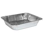 Boardwalk&reg; Aluminum Pan, Half-Size, Steam Table, Deep, 100/Carton # BWKSTEAMHFDP