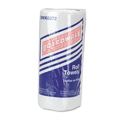 Boardwalk&reg; Paper Towel Rolls, Perforated, 2-Ply, White, 85 Sheets/Roll, 30/Carton # BWK6272