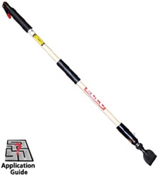 EDCO ALR-4A C10308A 4 foot aluminum air-powered chisel scaler with 4 inch chisel for tile removal