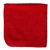 Pack of 12 red premium 320 GSM microfiber cleaning cloths, 16x16 inches, for streak-free cleaning