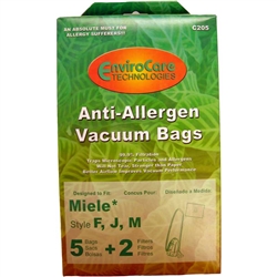 Miele Replacement Bag Style FJM (5 Bags/2 Filters) C205