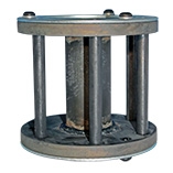 EDCO C66040 Drum-4, use with edger,Includes 6 shafts
