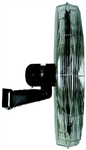 TPI CACU30-W 30-inch steel commercial wall-mount circulator fan with 3-speed control