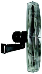 TPI 30" Industrial Wall Mount Fan 1/4 HP-CACU30-W