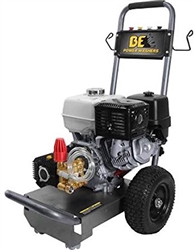 BE Pressure CD-3513HWBSGEN Honda GX390 Powered Pressure Washer BE Pressure CD-3513HTBSGEN Gas Pressure Washer for 389 cc Honda GX390 Engine Belt Drive, General TSS-1511 Pump, 3500 psi, 4.0 GPM, CD-3513HTBSGEN