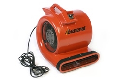 General Equipment 1HP carpet dryer-type Blower designed for high volume job applications, CD10P