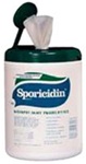 SPORICIDIN DISINFECTANT TOWELETTE CAN (180 EA) 12 CANS