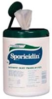 SPORICIDIN DISINFECTANT TOWELETTE CAN (180 EA) 12 CANS