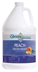 Groom Solutions CD520GL Peach Carpet and Fabric Deodorizer Concentrate 1 Gallon- Case of 4