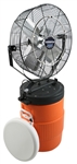 Ventamatic Cool Draft 18-inch Mid-Pressure Misting Fan with 10 gal Tank # CDMP1810REC