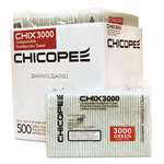 Chix&reg; Food Service Towels, 12 3/8 x 21, White w/Green Stripe, 500/Carton # CHI3000