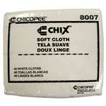 Chix&reg; Soft Cloths, 13 x 15, White, 1200/Carton # CHI8007