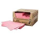 Chix&reg; Wet Wipes, 11 1/2 x 24, White/Pink, 200/Carton # CHI8311