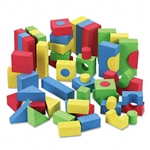 Chenille Kraft Wonderfoam Blocks, Assorted Colors, 68/P