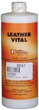 Leather Master Leather Vital LT one liter leather softener and revitalizer bottle