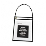 C-Line Shop Ticket Holders, 9 x 12, Clear w/Black Stitc