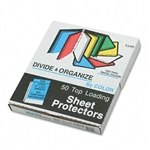 C-Line Transparent Paste Sheet Protectors, Ltr, Four Co