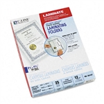 C-Line Quick Cover Laminating Folders, 12mm, 9-1/8 x 11