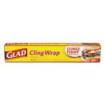 Glad&reg; Cling Wrap Plastic Wrap, 200 Square Foot Roll, Clear # CLO00020CT