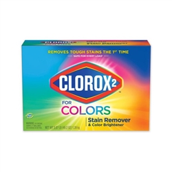 Clorox 2&reg; Stain Remover and Color Booster, Powder, Original, 49.2oz Box, 4/Carton # CLO03098
