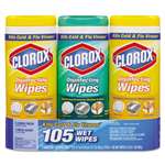 Clorox&reg; Disinfecting Wipes Value Pack, 7 x 8, Fresh Scent/Citrus Blend, 35/Canister # CLO30112CT