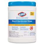Clorox&reg; Healthcare&reg; Bleach Germicidal Wipes, 6 x 5, Unscented, 150/Canister # CLO30577CT