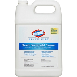 Clorox&reg; Healthcare&reg; Hospital Cleaner Disinfectant w/Bleach, 128 oz Refill, 4/Carton # CLO68978