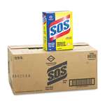 S.O.S.&reg; Steel Wool Soap Pad, 15 Pads/Box, 12 Boxes/Carton # CLO88320CT