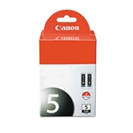 Canon 0628B009 (PGI-5BK) Ink, 2/Pack, Black # CNM0628B0