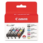 Canon 2946B004 (CLI221) Ink, 4/Pack, Tri-Color # CNM294