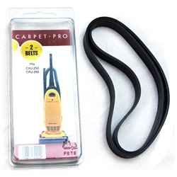 Carpet Pro CP-B014-6900 Replacement Belt 2/Pk for #CPU-250 and FBEZM
