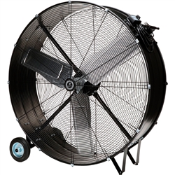 TPI CPB 36-D 36-inch 2-Speed Fixed Direct Drive Industrial Drum Fan, 1/3 hp, 5,400 CFM, CPB36D