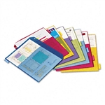 Cardinal Poly 2-Pocket Index Dividers, Letter, Assorted