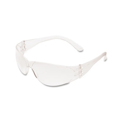 Crews Checklite Scratch-Resistant Safety Glasses, Clear