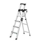 Cosco&reg; Six-Foot Lightweight Aluminum Folding Step Ladder w/Leg Lock & Handle # CSC2061AABLD