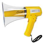 Champion Sports MP8W Megaphone, 12W, 800 Yard Range, White/Yellow # CSIMP8W